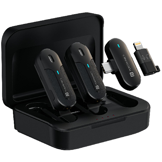 Portronics Vlogmate 2 Dual Wireless Microphone